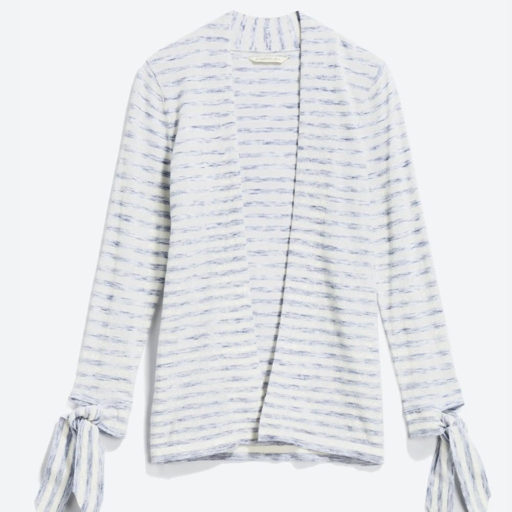 41 Hawthorn Open Cardigan with tie tassel sleeves